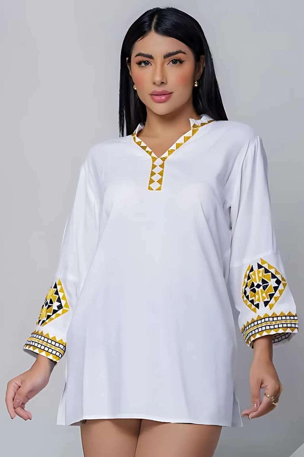 Poncho Bata Indiana Feminina Plus Size Bata Indiana Poncho Azul