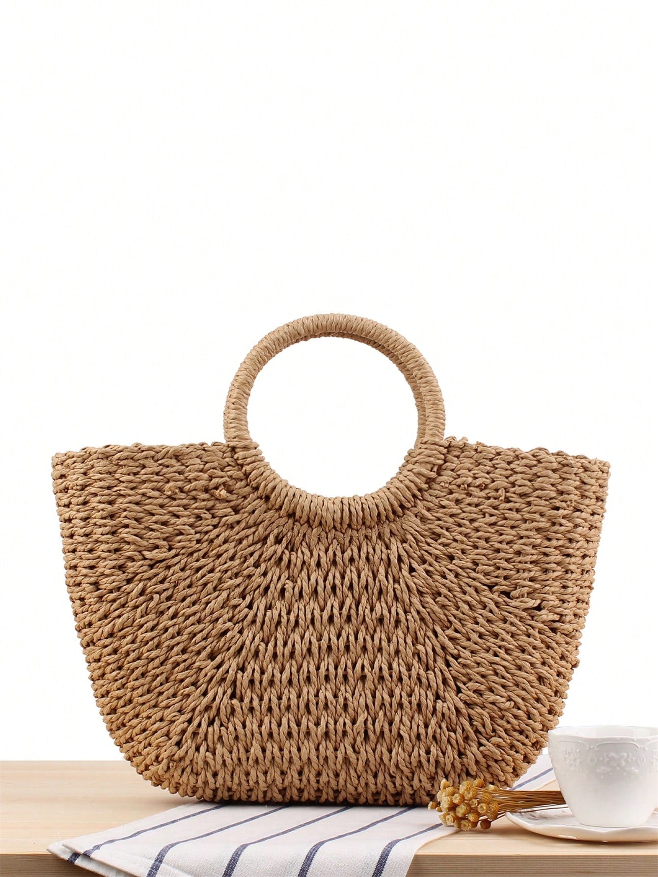 Bolsa de Palha Alma Bohemia - Indra Moda Indiana