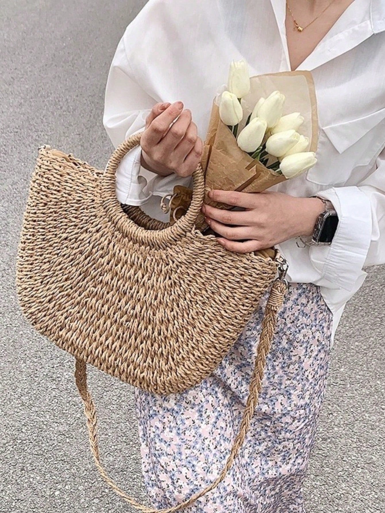 Bolsa de Palha Alma Bohemia - Indra Moda Indiana