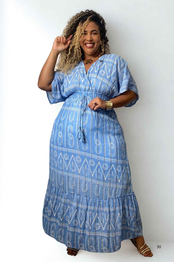 Vestido Boho Aurora Celeste