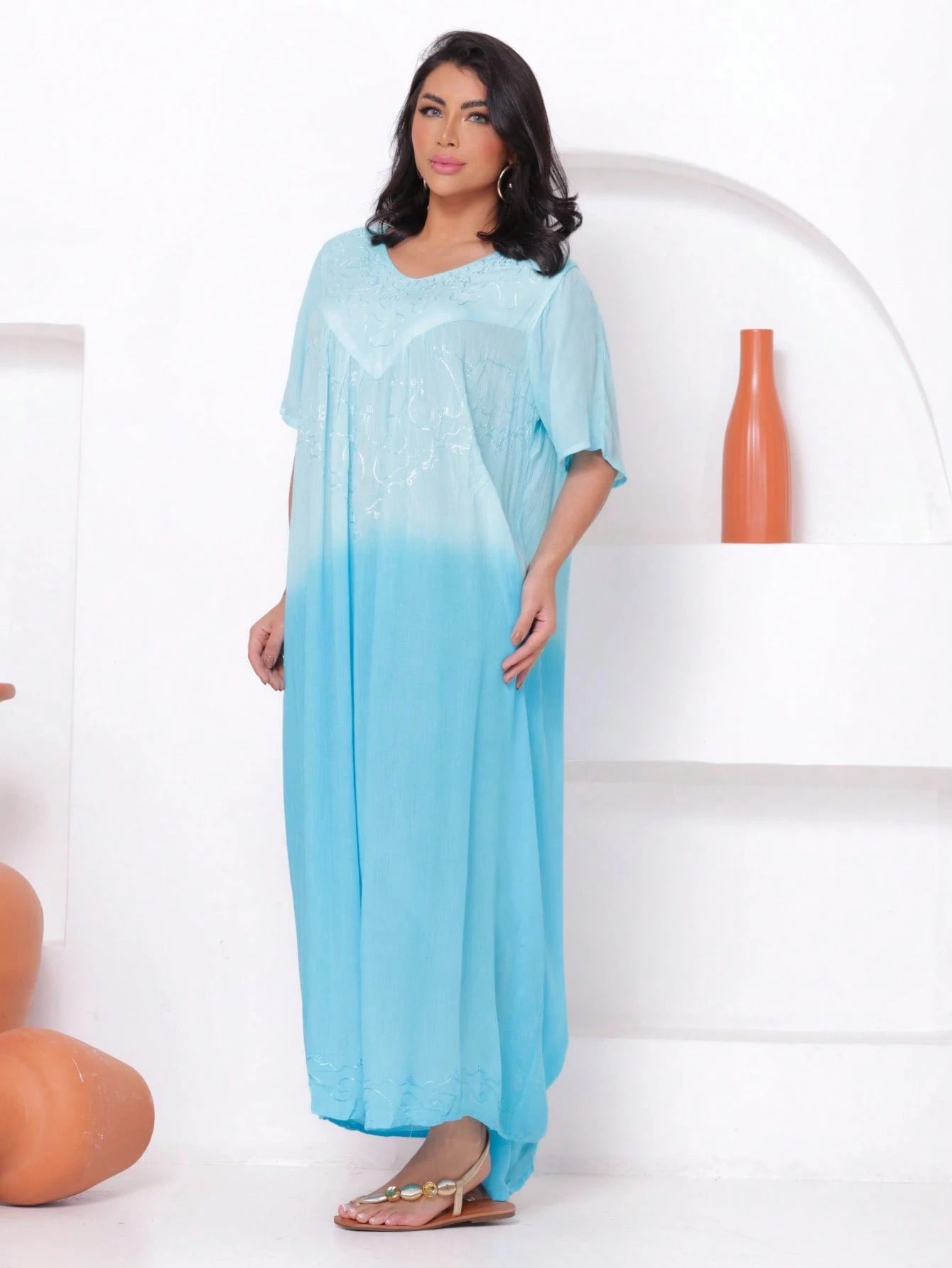 Vestido Boho Conforto Plus Size Tay - die - Indra Moda Indiana