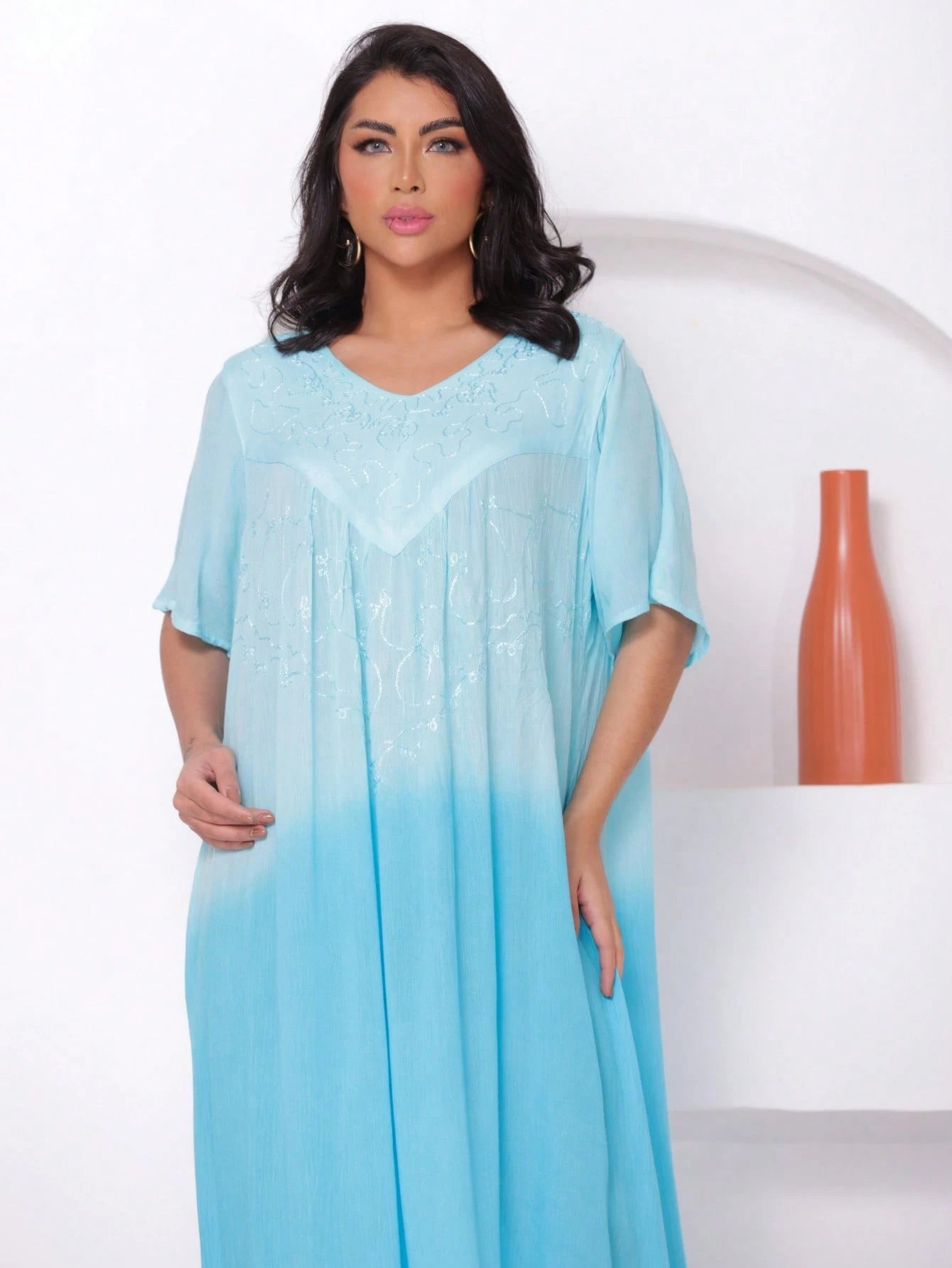 Vestido Boho Conforto Plus Size Tay - die - Indra Moda Indiana