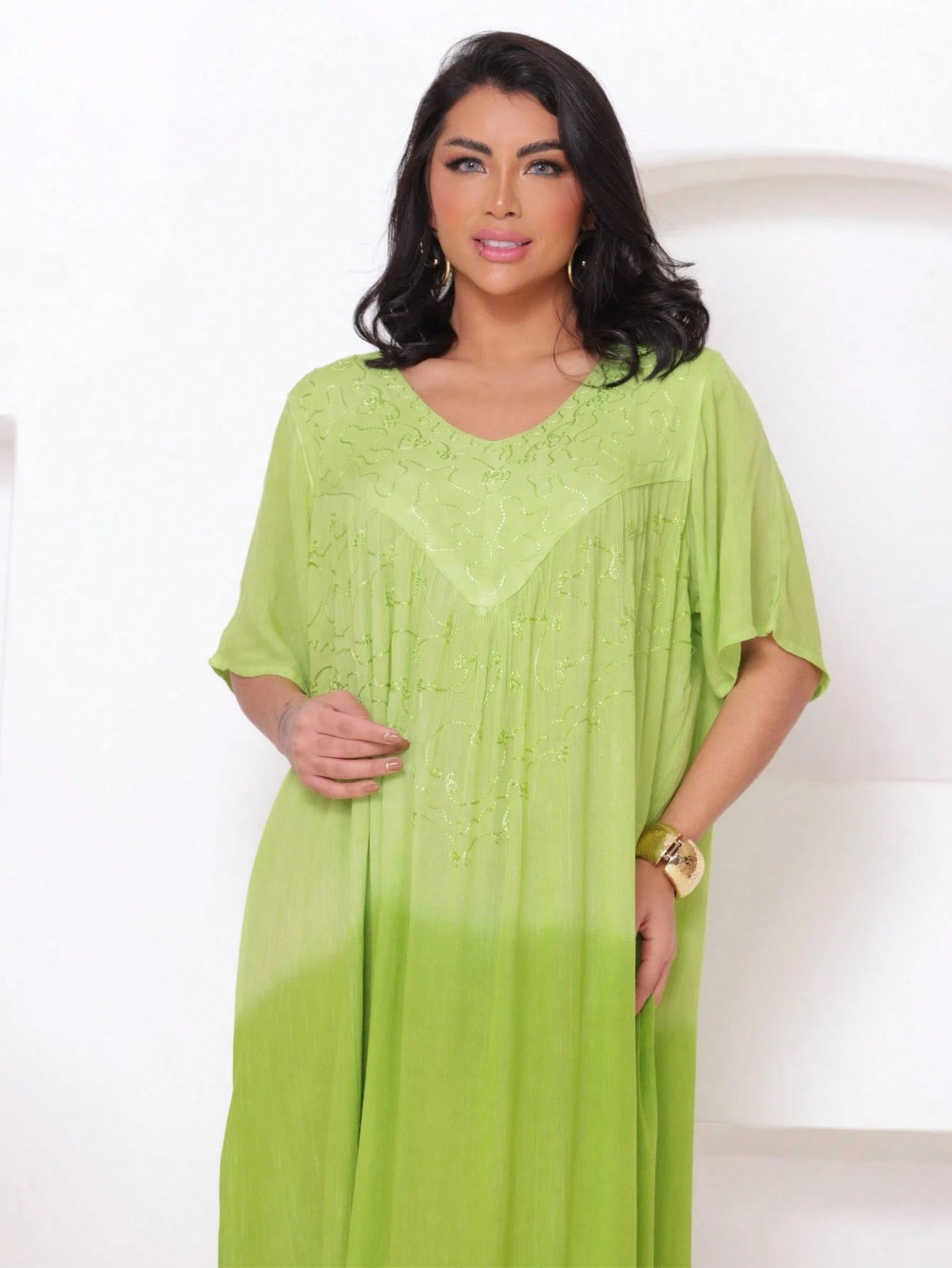 Vestido Boho Conforto Plus Size Tay - die - Indra Moda Indiana