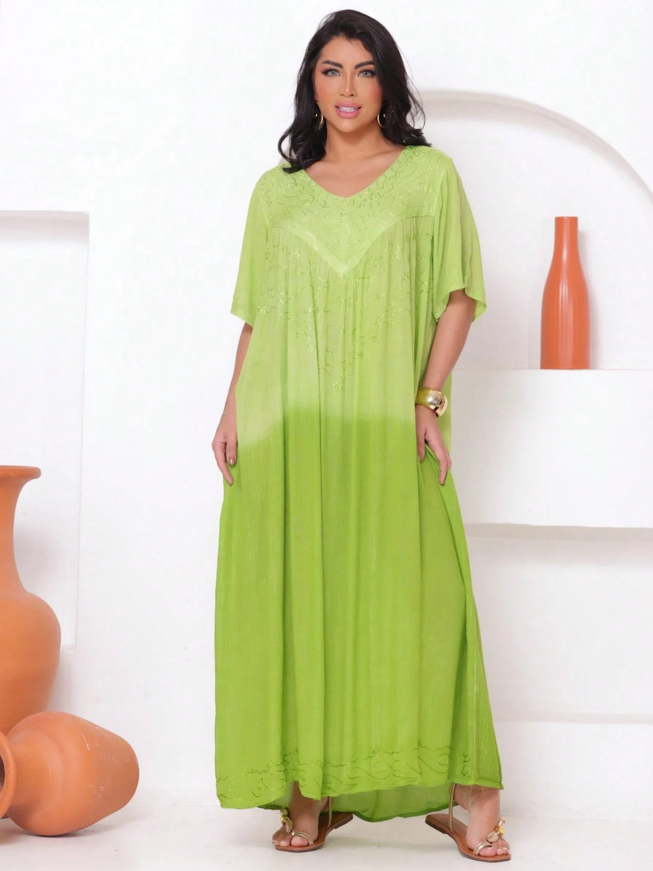 Vestido Boho Conforto Plus Size Tay - die - Indra Moda Indiana