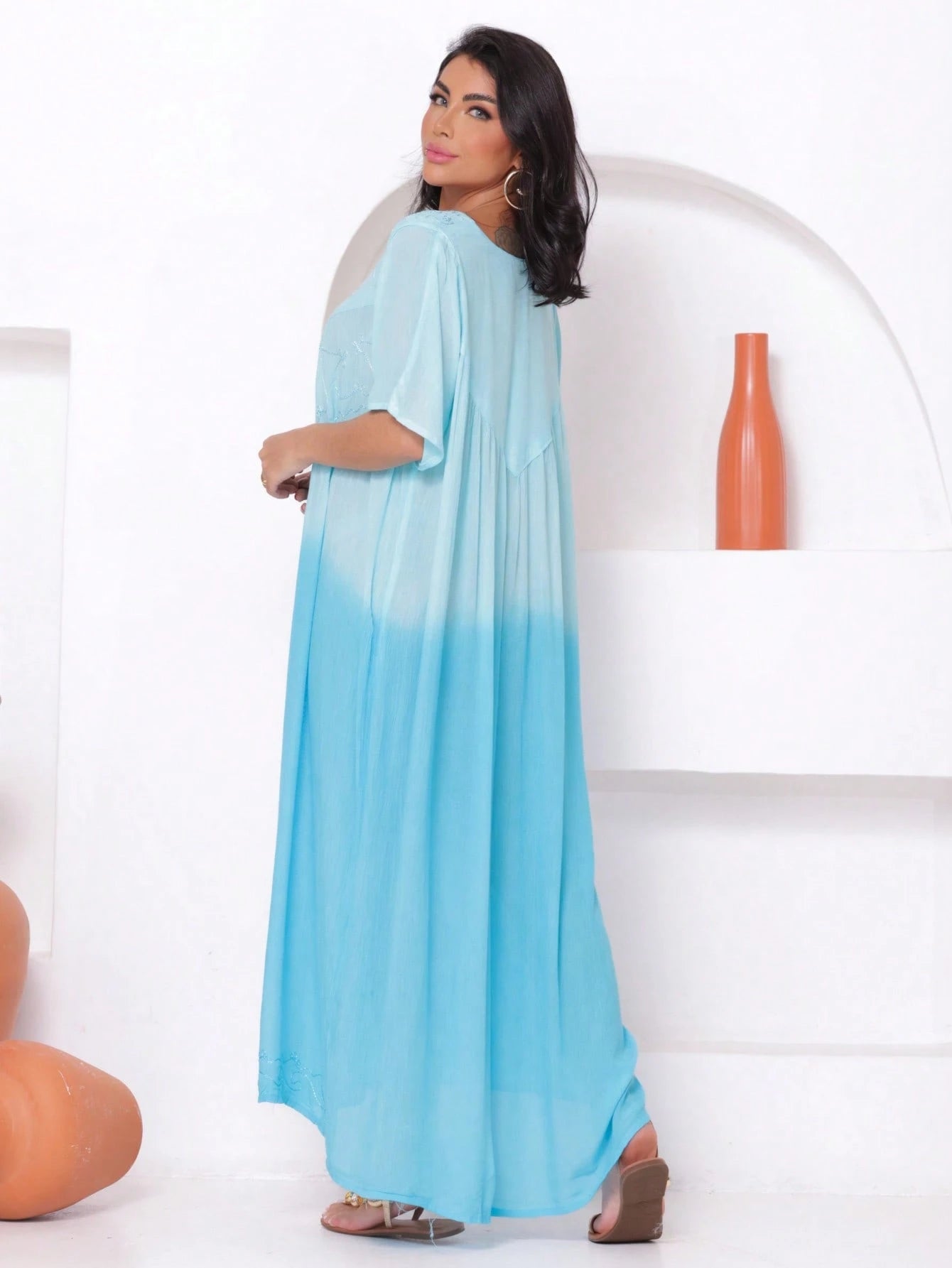 Vestido Boho Conforto Plus Size Tay - die - Indra Moda Indiana