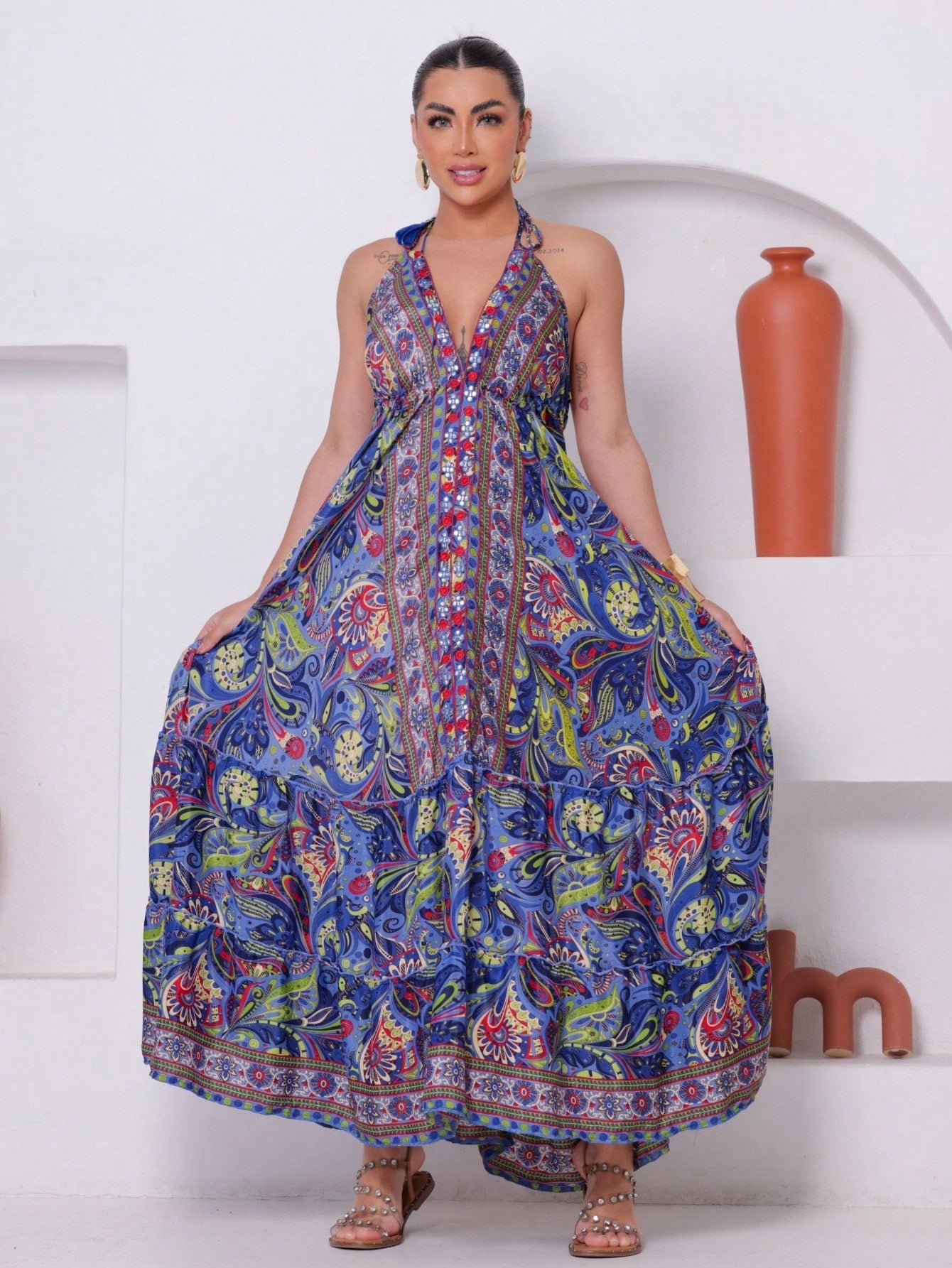 Vestido Brisa Tropical - Indra Moda Indiana