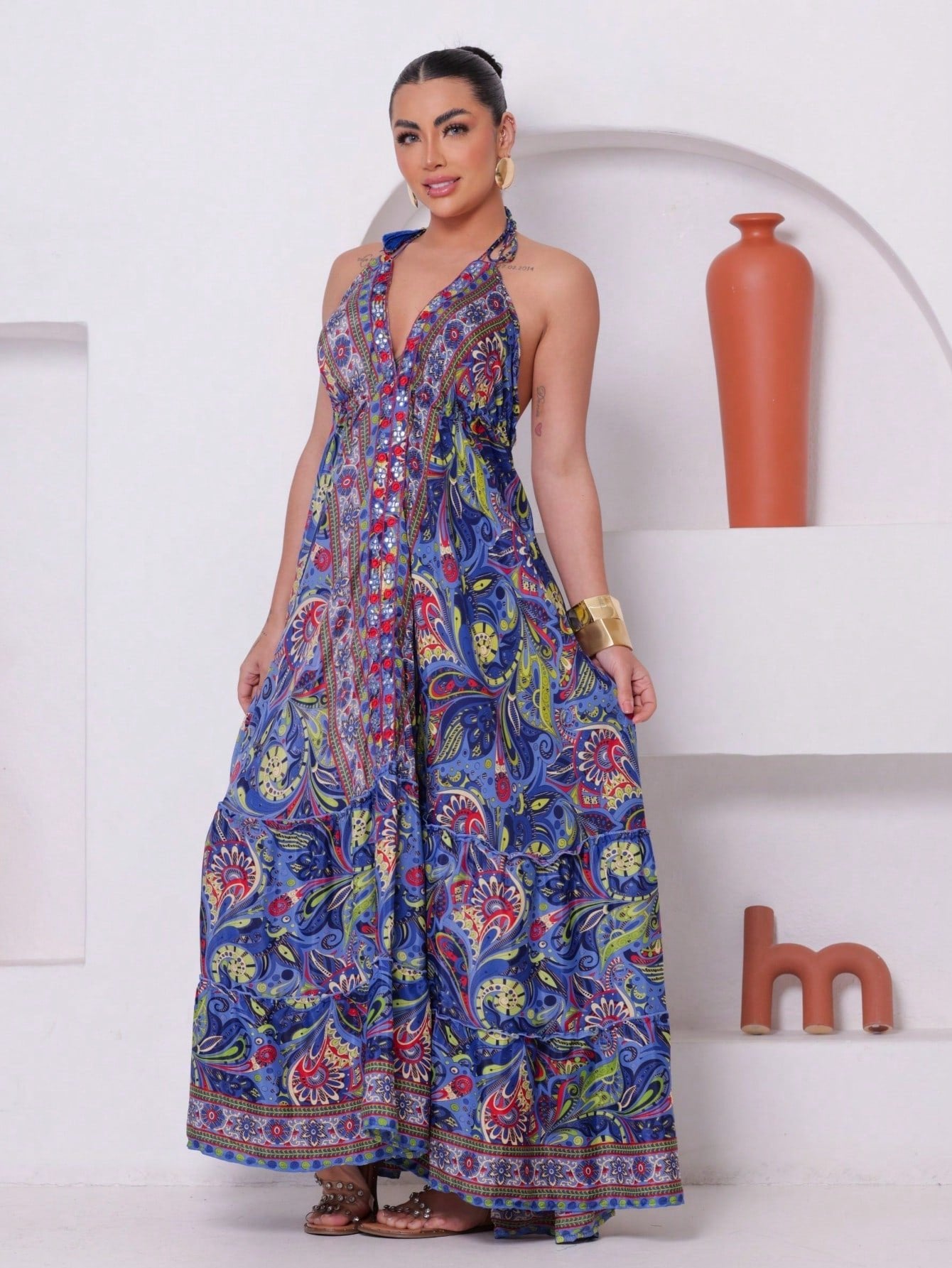 Vestido Brisa Tropical - Indra Moda Indiana