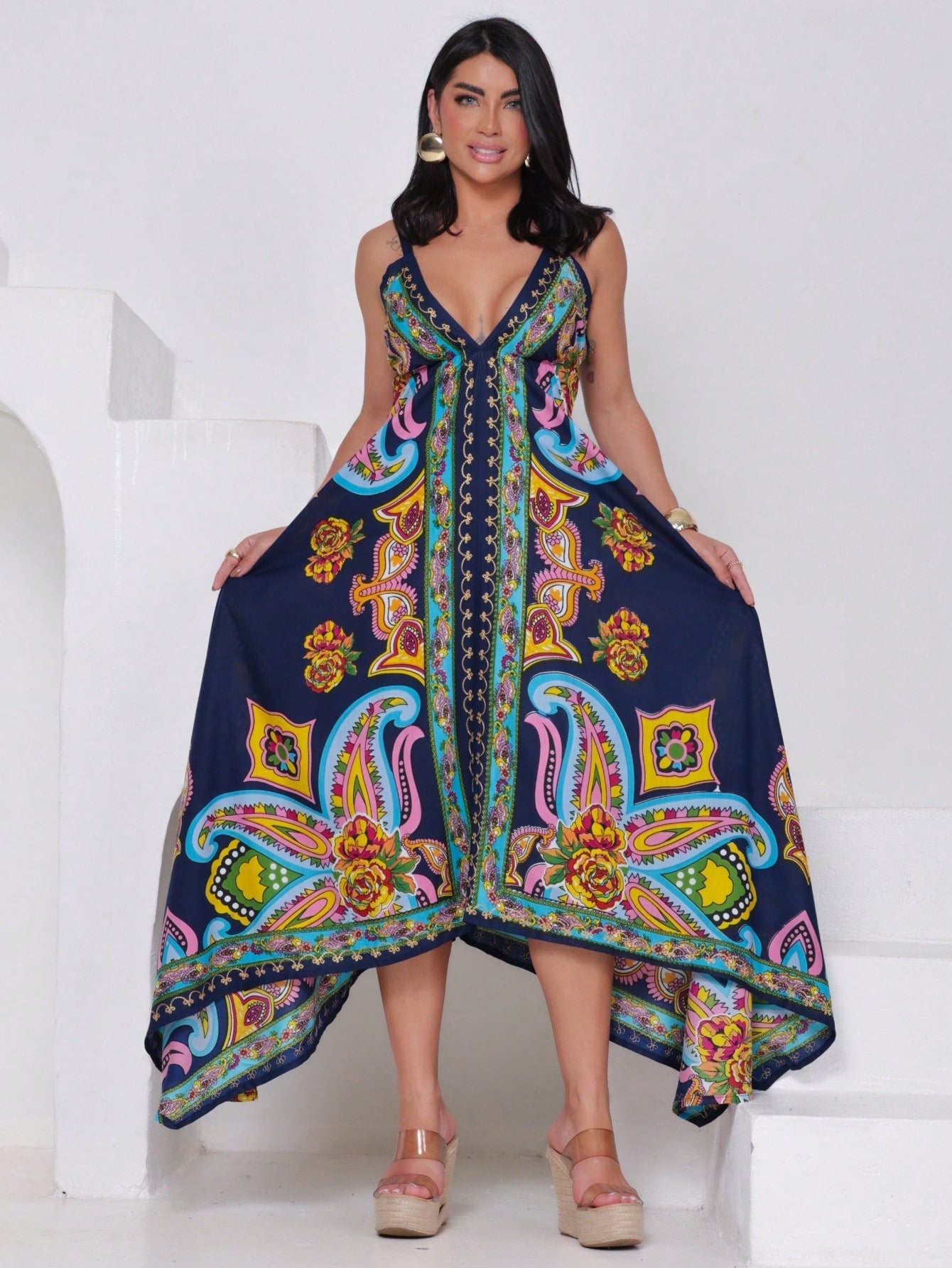 Vestido Encanto Noturno - Indra Moda Indiana