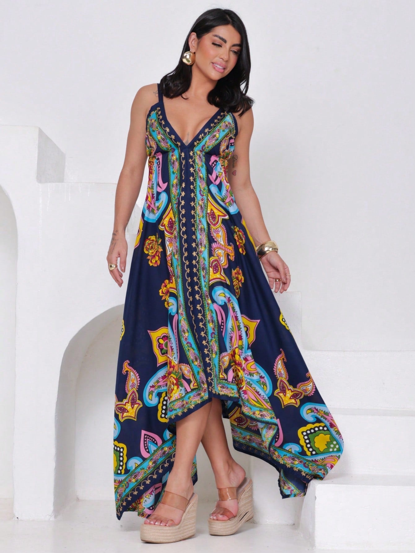Vestido Encanto Noturno - Indra Moda Indiana