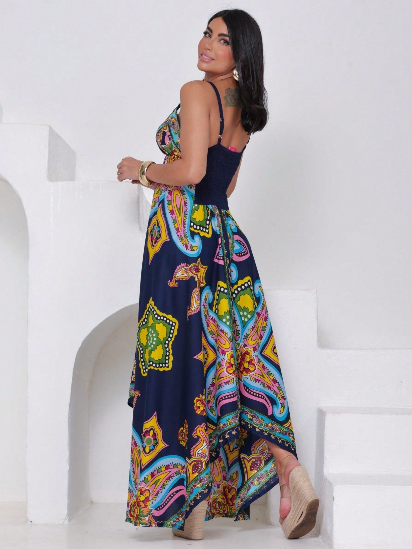 Vestido Encanto Noturno - Indra Moda Indiana