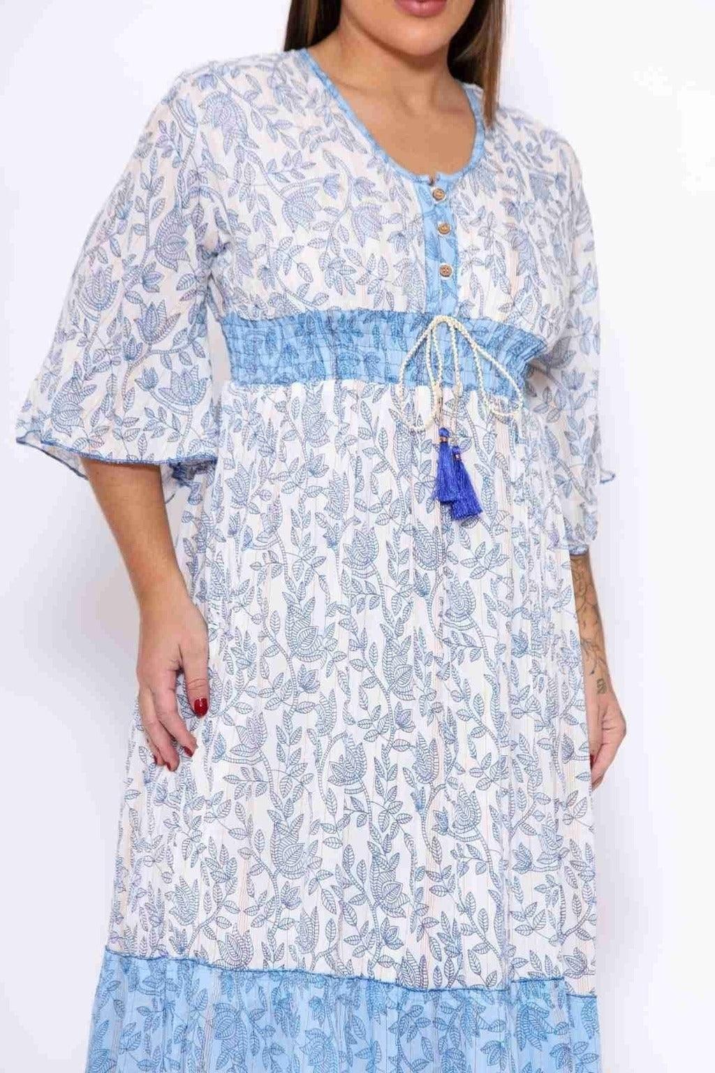 Vestido Longo Sonho Indiano Coleção Boho Premium - Indra Moda Indiana