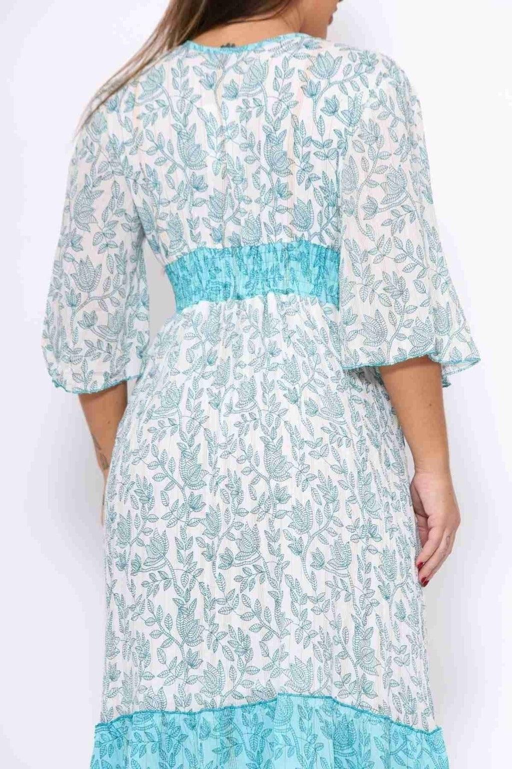 Vestido Longo Sonho Indiano Coleção Boho Premium 9123 - Indra Moda Indiana