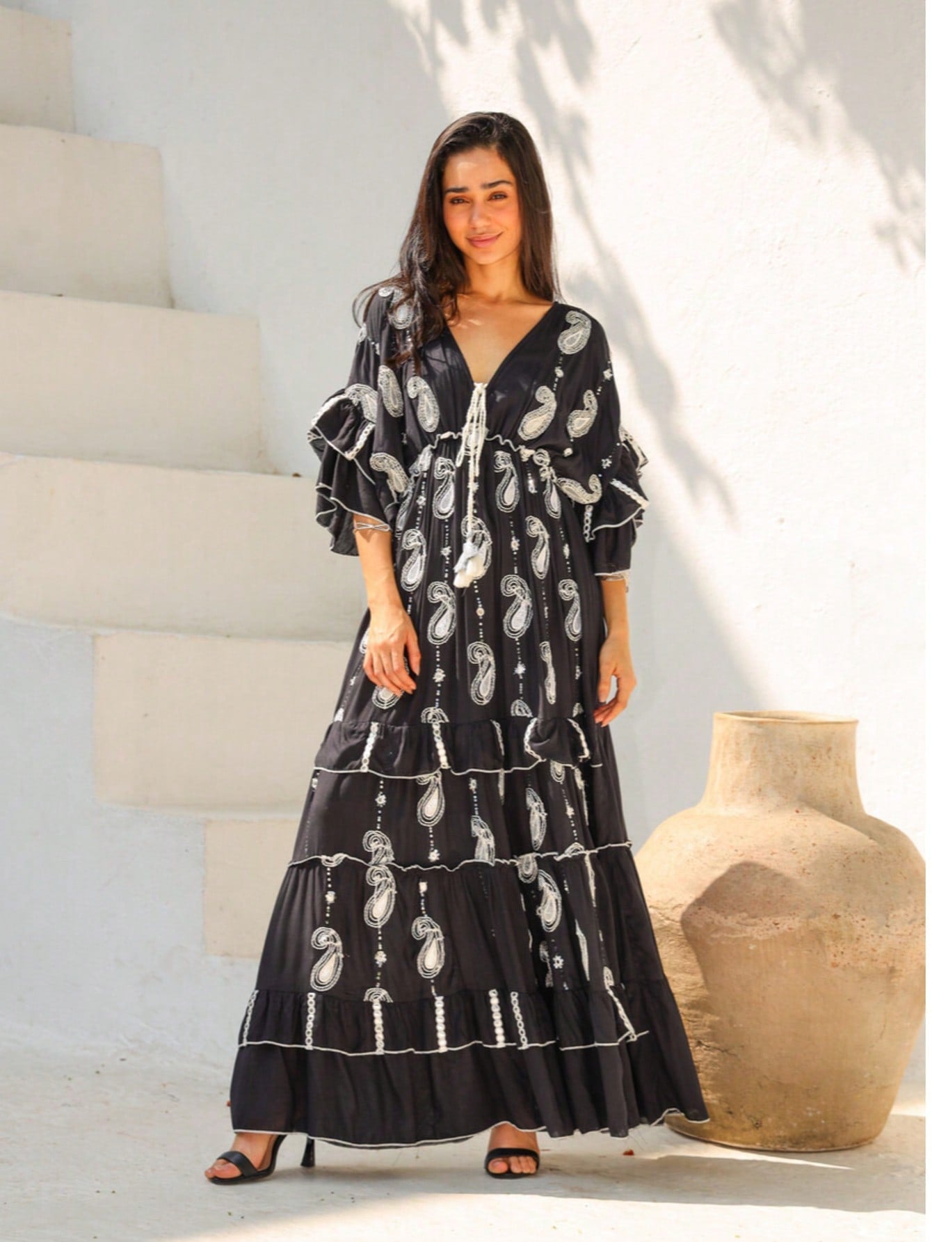 Vestido Noite Agatha - Indra Moda Indiana