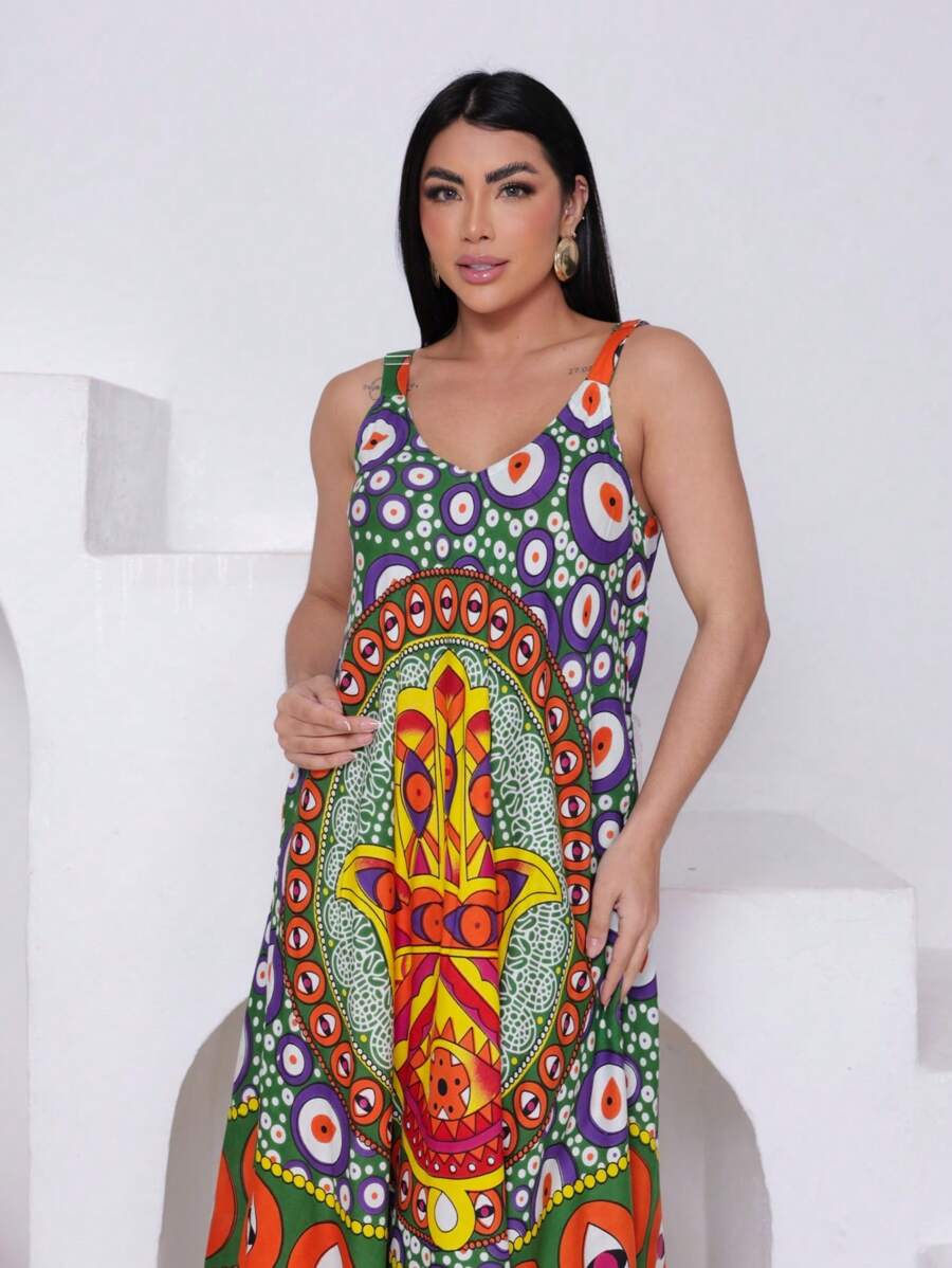 Vestido Trapézio Alegria - Indra Moda Indiana