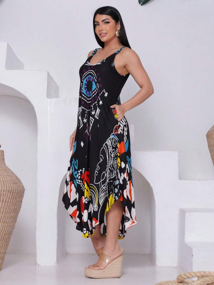 Vestido Trapézio Místico - Indra Moda Indiana