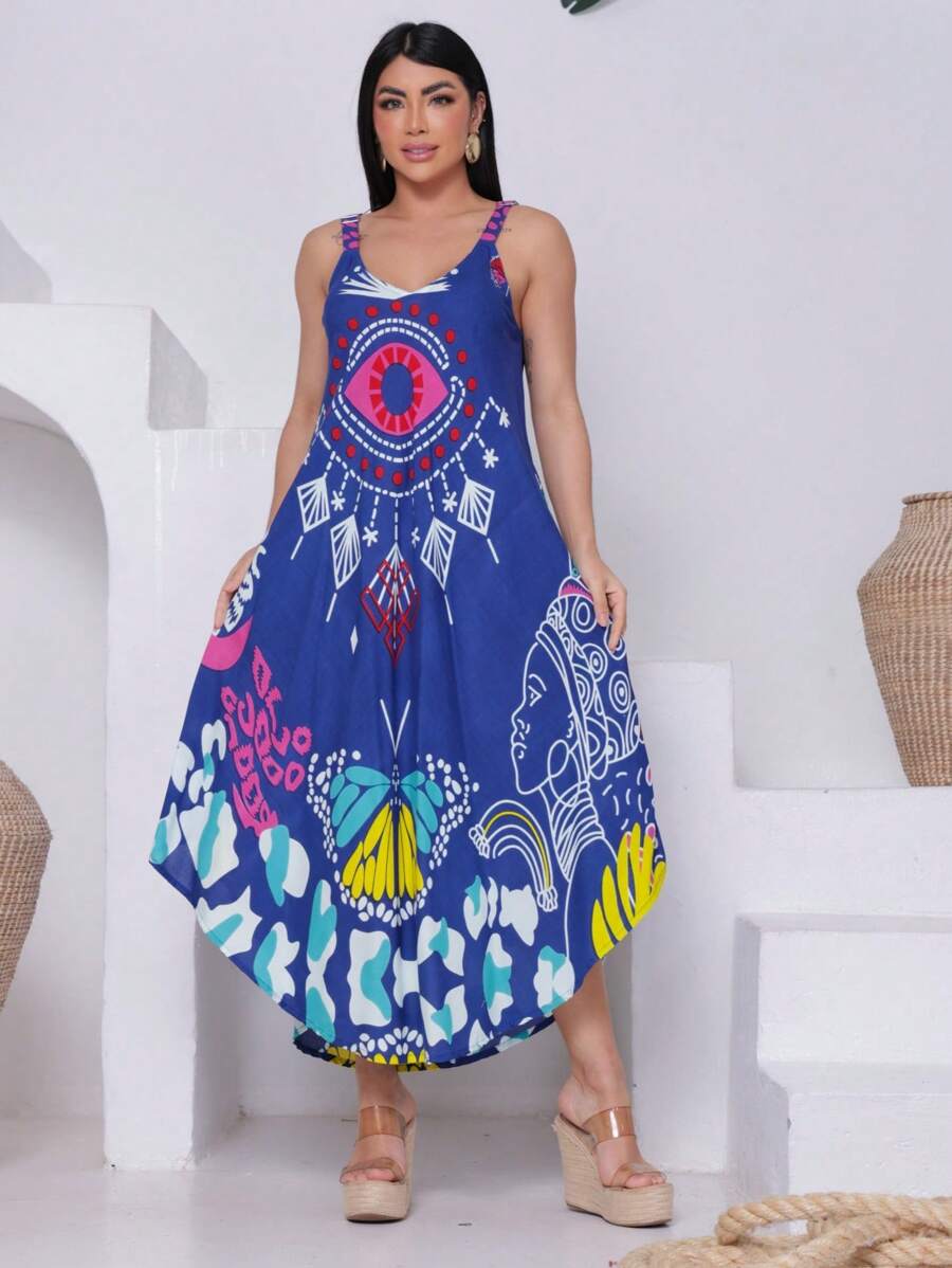 Vestido Trapézio Místico - Indra Moda Indiana