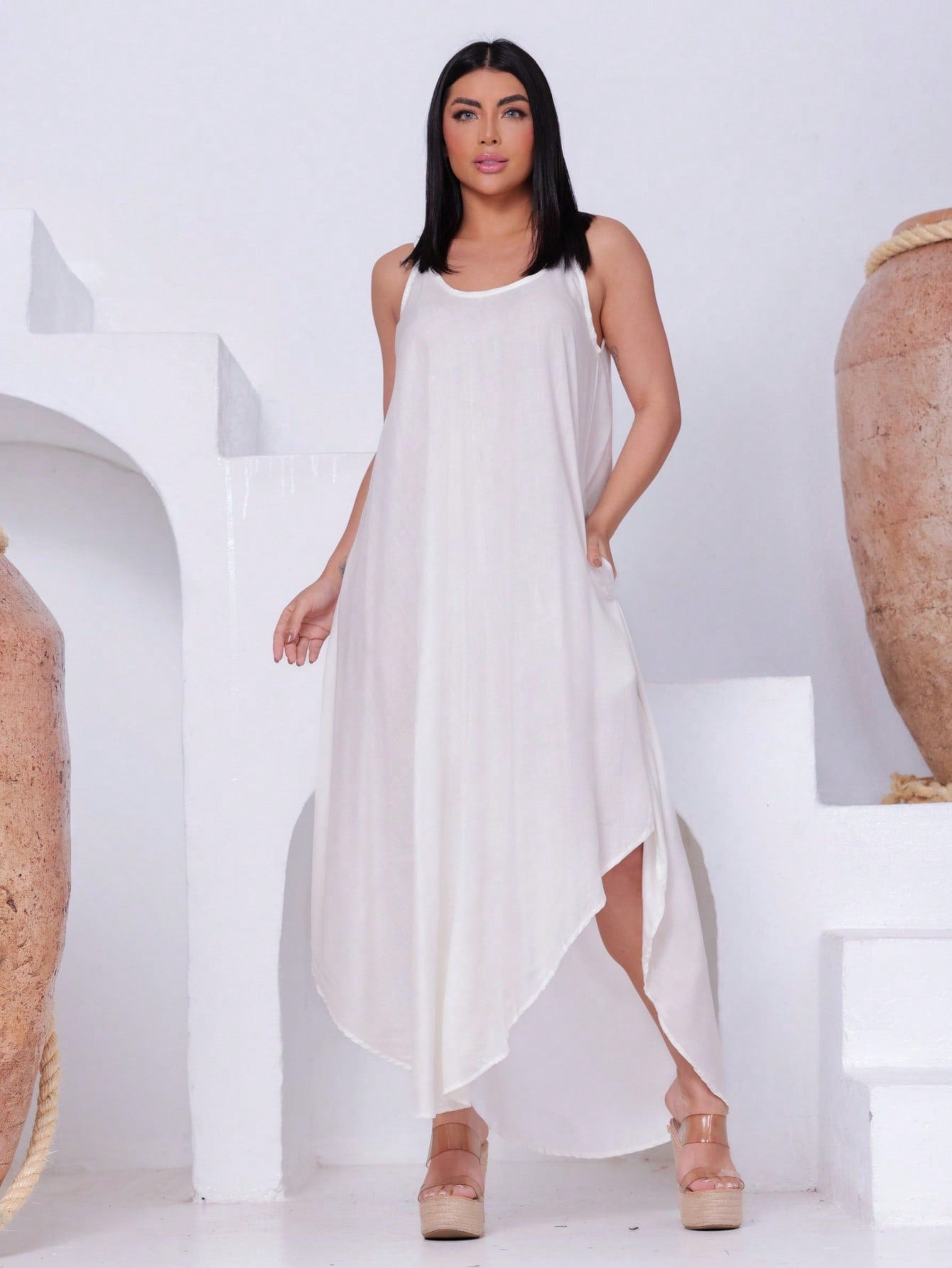 Vestido Trapézio Solar - Indra Moda Indiana