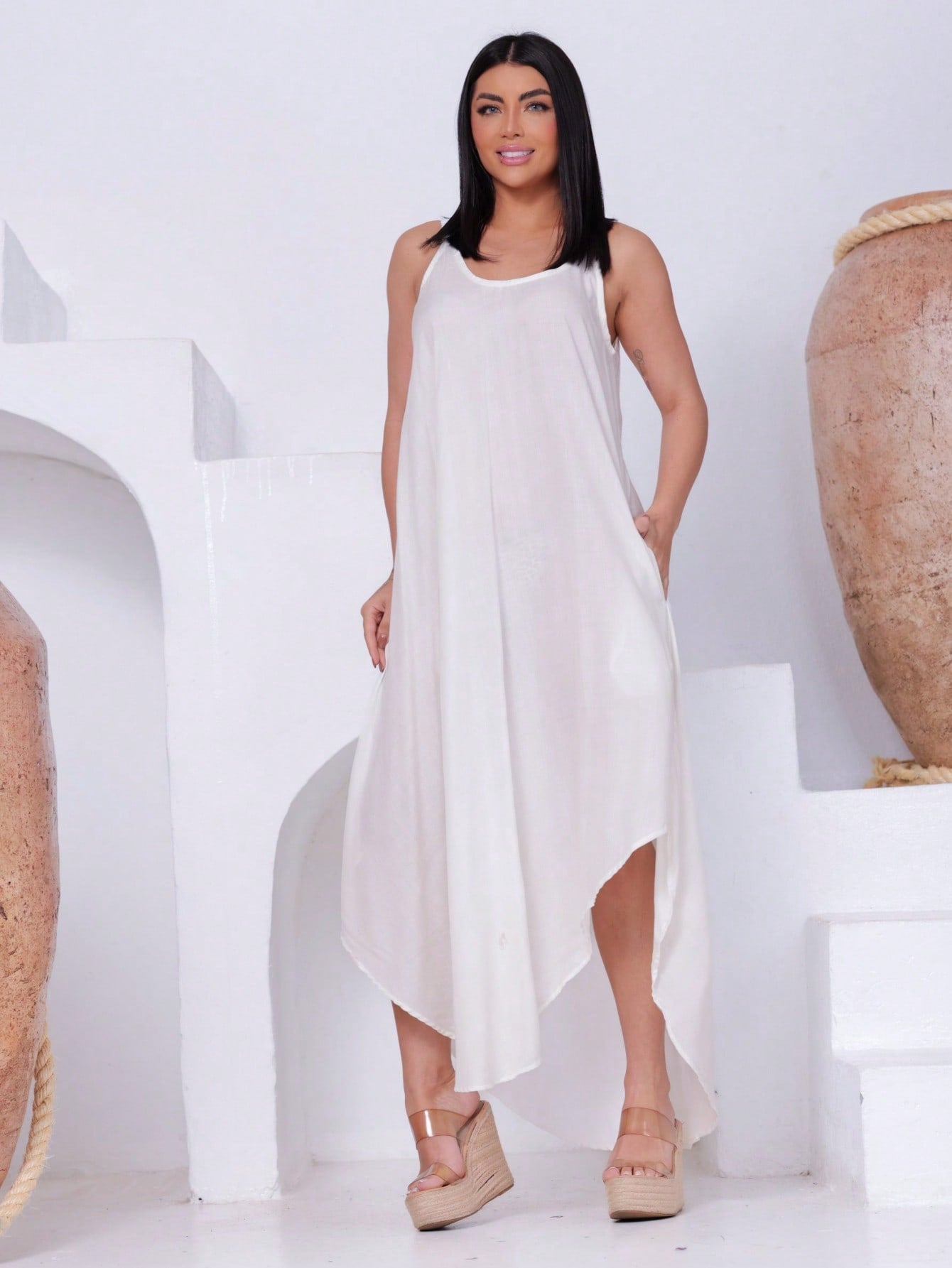 Vestido Trapézio Solar - Indra Moda Indiana