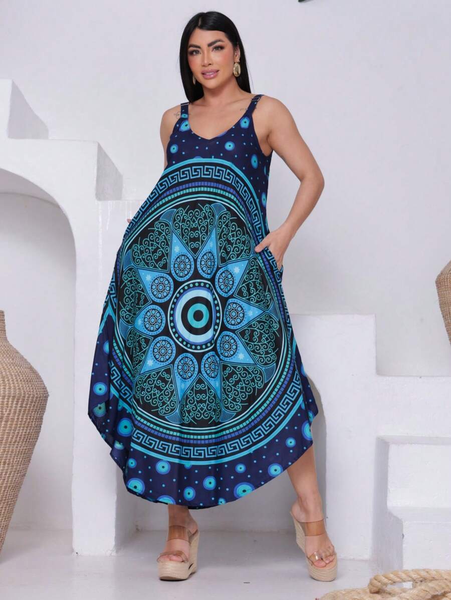 Vestido Trapézio Talismã - Indra Moda Indiana