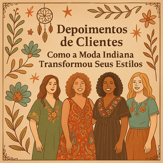 Depoimentos de Clientes: Como a Moda Indiana Transformou Seus Estilos