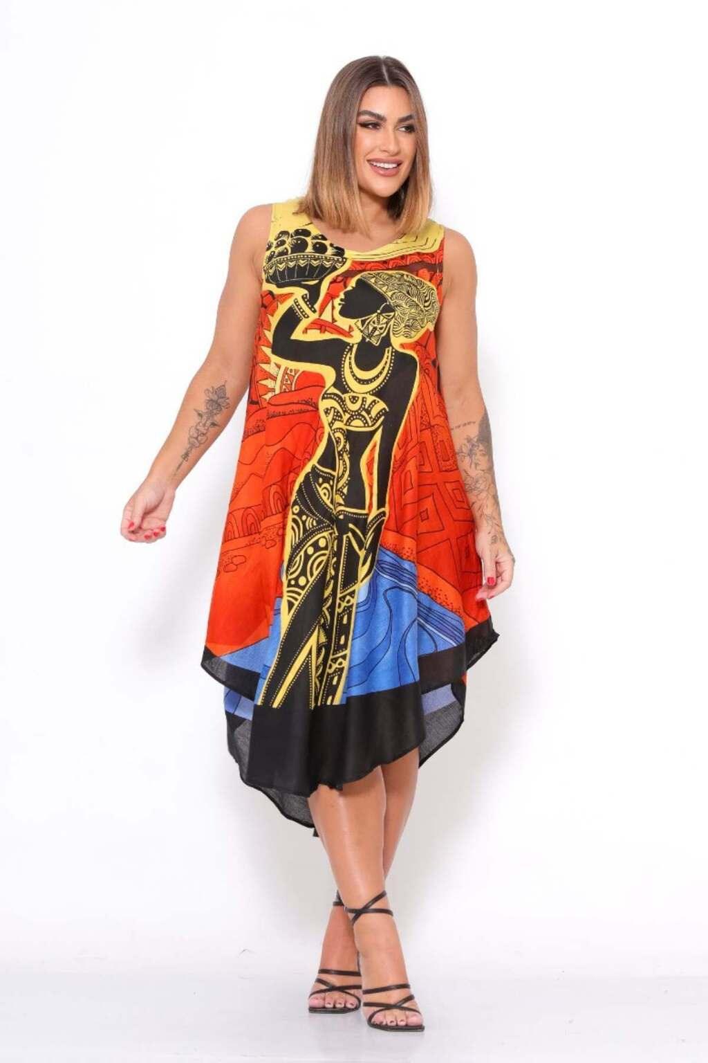 Vestido Trapézio Ajustável Vibe Nzinga Ajustável