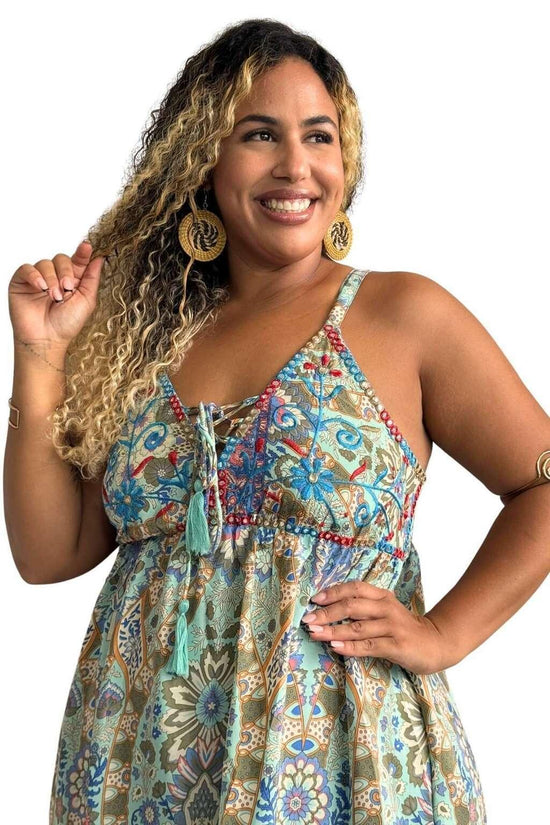 Vestido Curto Sonho Indiano Ajustável Coleção Premium 6602