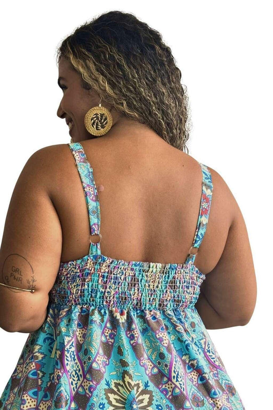 Vestido Curto Sonho Indiano Ajustável Coleção Premium 8341