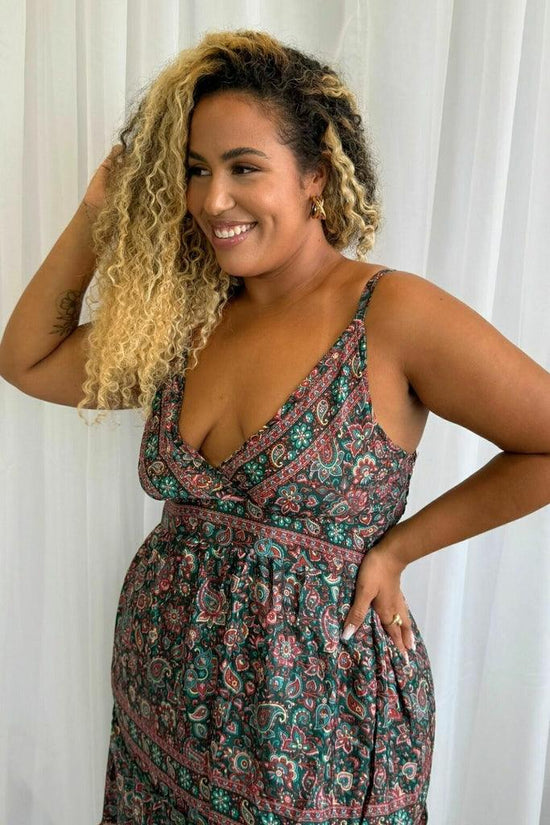 Vestido Longo Sintonia Indiana Coleção Encanto Boho 3900