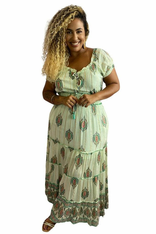 Vestido Longo Luz do Luar Coleção Encanto Boho 6864