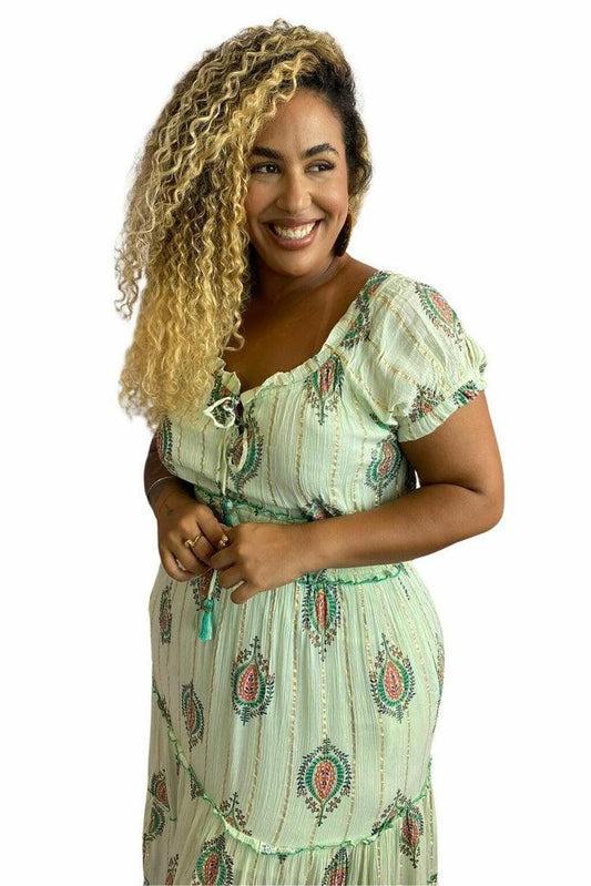 Vestido Longo Luz do Luar Coleção Encanto Boho 6864