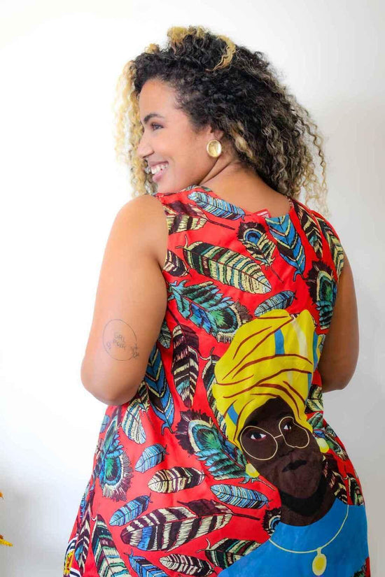 Vestido Trapézio Ajustável Vibe Nzinga Ajustável
