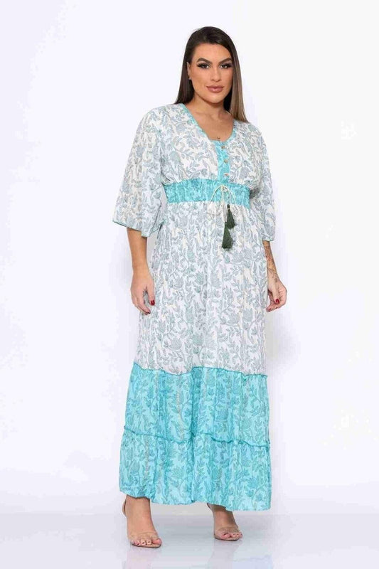 Vestido Longo Sonho Indiano Coleção Boho Premium 9123