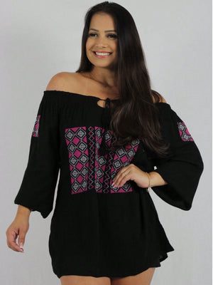 Kaftan Longa Amanhecer Indiano Moda Boho Ajustável Coleção Premium 9755.