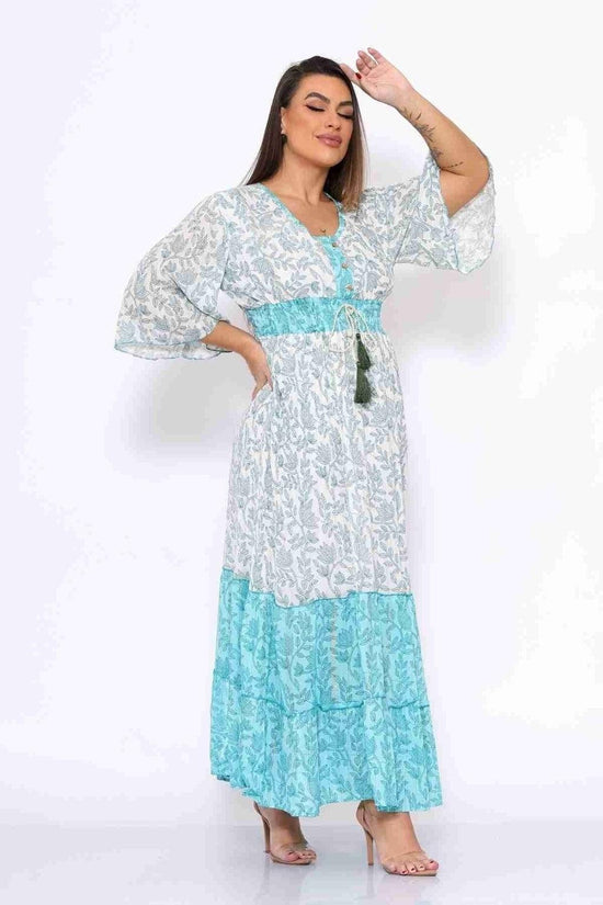 Vestido Longo Sonho Indiano Coleção Boho Premium 9123
