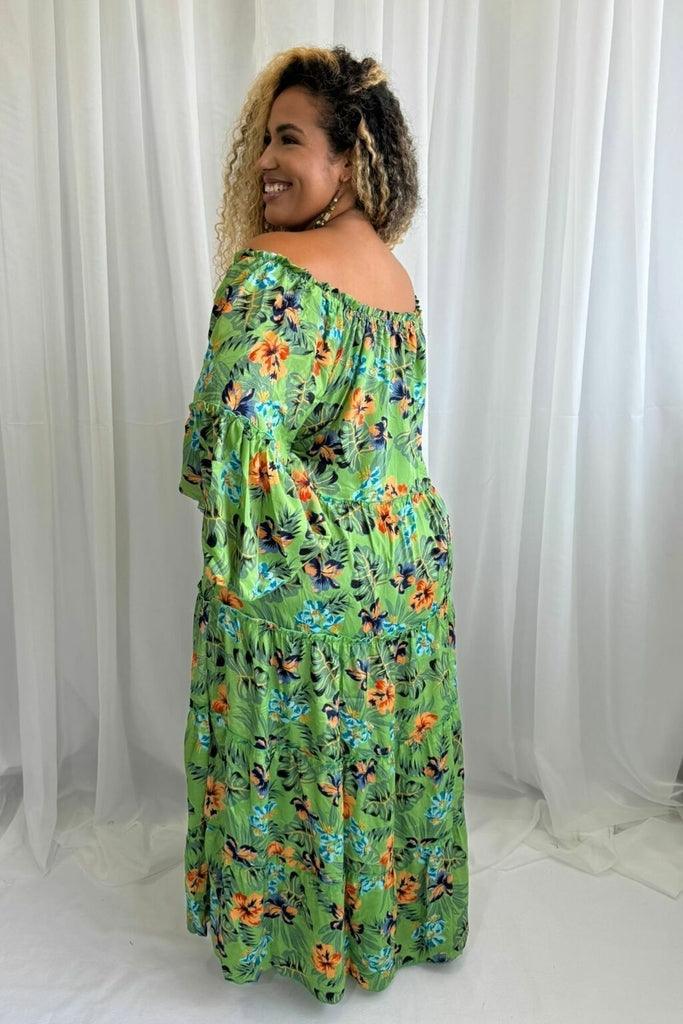 Vestido Longo Tropical Cromática Coleção Encanto Boho 9913