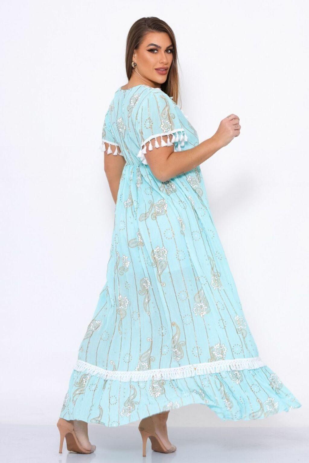 Vestido Longo Boho Aurora do Deserto Coleção Especial 900.