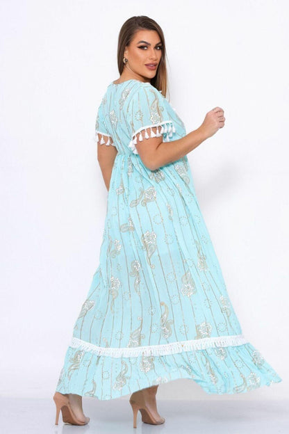 Vestido Longo Boho Aurora do Deserto Coleção Especial 900.