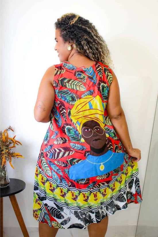 Vestido Trapézio Ajustável Vibe Nzinga Ajustável
