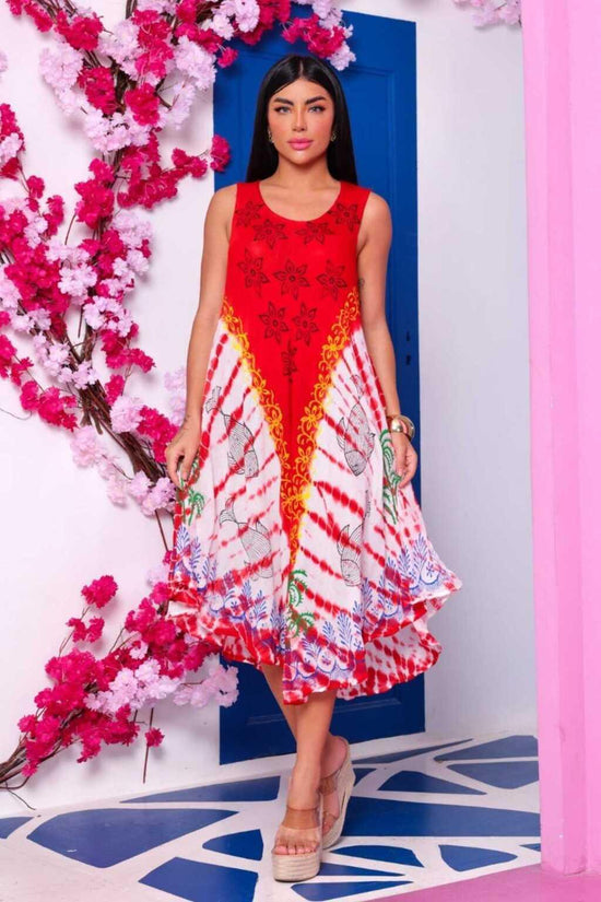 Vestido Trapézio Ajustável Luz de Kahina Alça Curta
