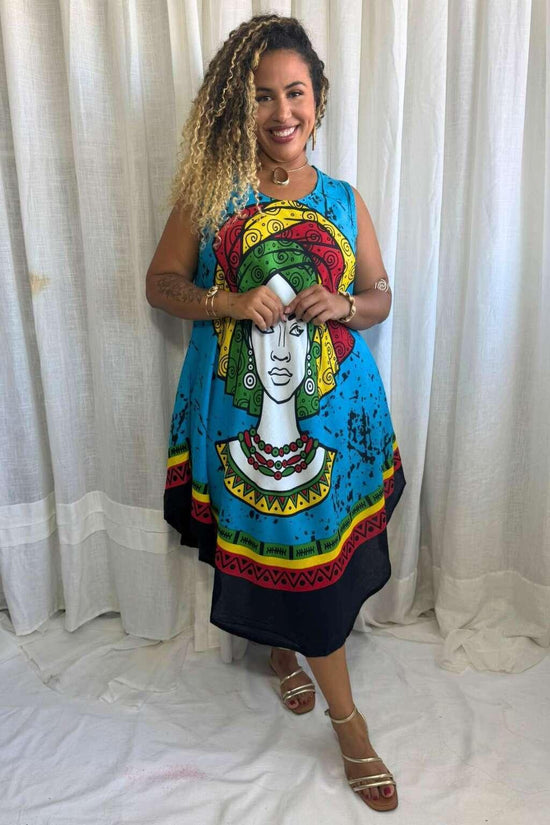 Vestido Trapézio Ajustável Vibe Nzinga Ajustável Coleção Premium 4875