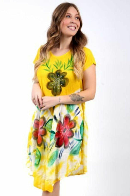 Vestido Trapézio Ajustável Midi Manguinha Soltinho Viscose Qualidade Coleção Premium 9965