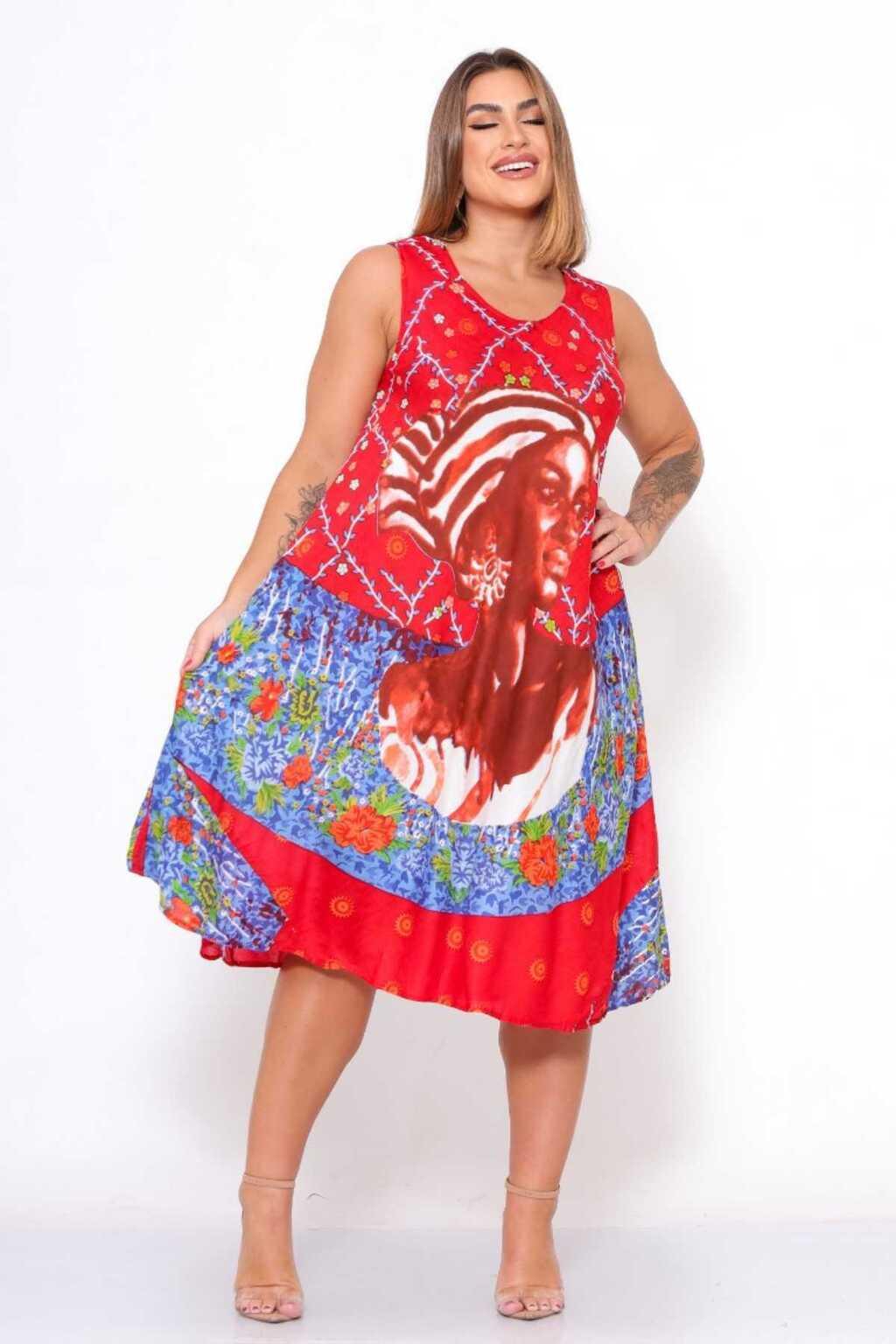 Vestido Trapézio Ajustável Vibe Indiana Ajustável