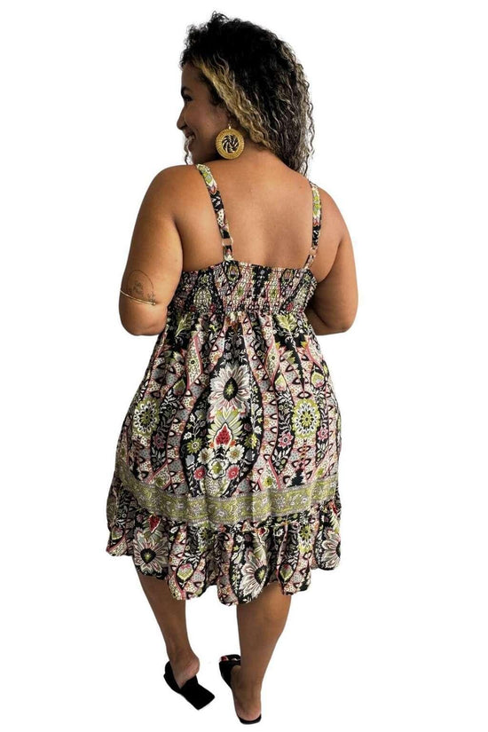 Vestido Curto Sonho Indiano Ajustável Coleção Premium 2164