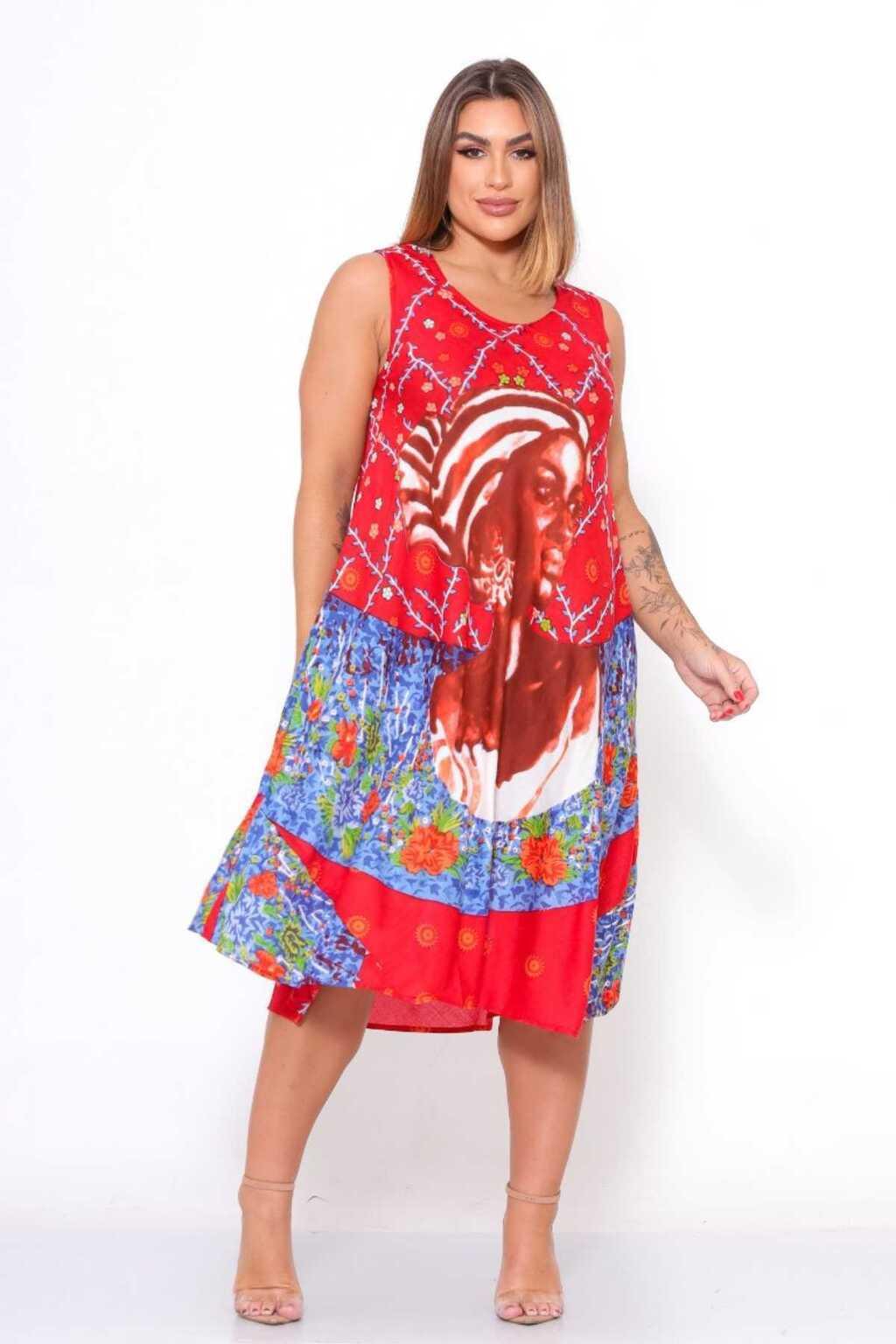 Vestido Trapézio Ajustável Vibe Indiana Ajustável