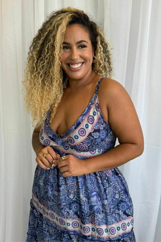 Vestido Longo Sintonia Indiana Coleção Encanto Boho 116