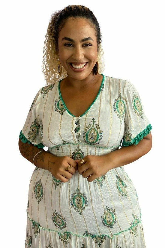 Vestido Longo Luz do Luar Coleção Encanto Boho 1865