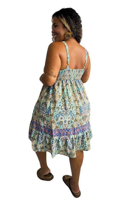 Vestido Curto Sonho Indiano Ajustável Coleção Premium 6602