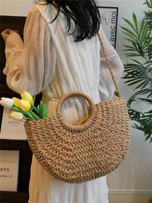 Bolsa de Palha Alma Bohemia - Indra Moda Indiana