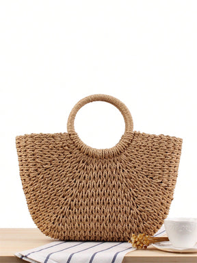Bolsa de Palha Alma Bohemia - Indra Moda Indiana