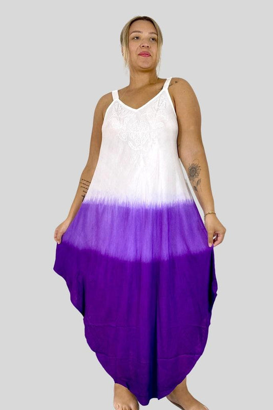 Vestido Trapézio Ajustável Longo Balonê Senhora Soltinho Viscose
